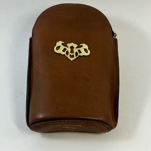 Vintage Cowhide Cigar Pouch